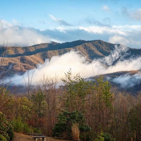Real Log Cabin With Amazing Views, Hot Tub, Sauna, Games Gatlinburg Eksteriør billede